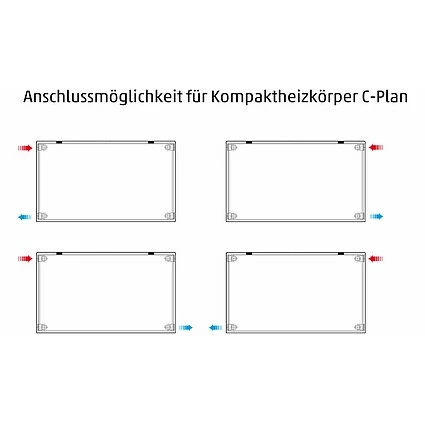 Kompakt-Heizkörper Buderus Logatrend C-Plan H 600 Mm L 400 Mm Typ 21 - 406/260 Watt 4 Kompakt-Heizkörper Buderus Logatrend C-Plan H 600 Mm L 400 Mm Typ 21 - 406/260 Watt – Bild 4