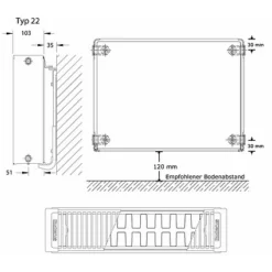 Kompakt-Heizkörper Buderus Logatrend C-Plan H 500 Mm L 2300 Mm Typ 22 - 2645/1684 Watt 9 Kompakt-Heizkörper Buderus Logatrend C-Plan H 500 Mm L 2300 Mm Typ 22 - 2645/1684 Watt -Wolf Verkaufsgeschäft heizkoerper c plan 22 01 4 51