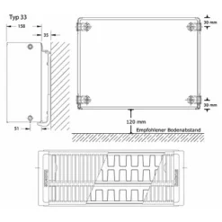 Kompakt-Heizkörper Buderus Logatrend C-Plan H 400 Mm L 800 Mm Typ 33 - 1125/716 Watt 9 Kompakt-Heizkörper Buderus Logatrend C-Plan H 400 Mm L 800 Mm Typ 33 - 1125/716 Watt -Wolf Verkaufsgeschäft heizkoerper c plan 33 01 4 39