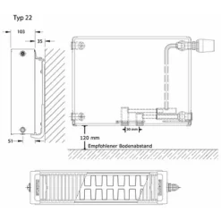 Buderus Ventil-Heizkörper Logatrend VCM-Plan H 300 L 800 Typ 22 - 620/396 Watt 11 Buderus Ventil-Heizkörper Logatrend VCM-Plan H 300 L 800 Typ 22 - 620/396 Watt -Wolf Verkaufsgeschäft heizkoerper vcm plan 22 01 5 10