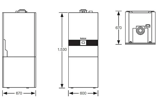 Buderus Gas-Brennwert-Heizzentrale Logamax Plus GB172iT V2 - 24 KW Mit Schichtladespeicher 100S - 7738101035 6 Buderus Gas-Brennwert-Heizzentrale Logamax Plus GB172iT V2 - 24 KW Mit Schichtladespeicher 100S - 7738101035 – Bild 6