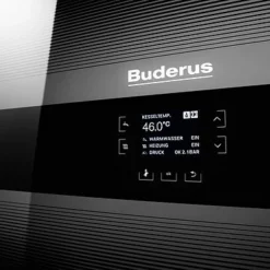 Buderus Gas-Brennwert-Heizzentrale Logamax Plus GB192iT - 25kW Mit Schichtladespeicher 100S Schwarz - 7738100643 -Wolf Verkaufsgeschäft logamax plus gb192it schwarz 5 1