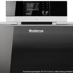 Buderus Gas-Brennwertkessel Logano Plus KB192i-22 H V3 Mit Logamatic EMS Plus / IMC110, Erdgas E/LL, Anthrazit - 8738808118 -Wolf Verkaufsgeschäft logano plus kb192i 3 2