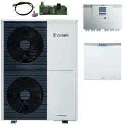 Vaillant Wärmepumpenpaket 4.054 AroTHERM Plus VWL 125/6 A S2 Mit Steuerungssystem DIA, Mischer- Und Solarmodul VR 71 - 8000015349