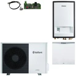 Vaillant Wärmepumpenpaket 4.066 AroTHERM Split VWL 55/5 AS S2 Mit Hydraulikstation, Mischer- Und Solarmodul VR 71 - 8000015335