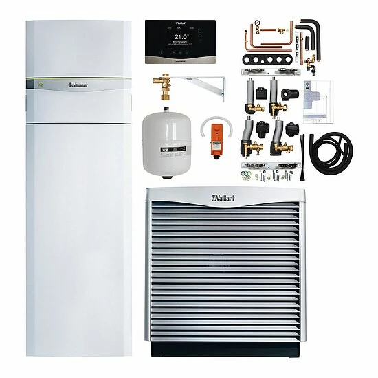 Vaillant Wärmepumpenpaket 4.418 FlexoCOMPACT Exclusive VWF 118/4 Mit VWL 11/4 SA Und Regelung SensoCOMFORT VRC 720/2 - 0010030767 1 Vaillant Wärmepumpenpaket 4.418 FlexoCOMPACT Exclusive VWF 118/4 Mit VWL 11/4 SA Und Regelung SensoCOMFORT VRC 720/2 - 0010030767