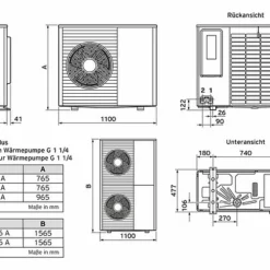 Vaillant Luft/Wasser Wärmepumpe AroTHERM Plus VWL 125/6 A S2 - 0010021122 -Wolf Verkaufsgeschäft vaillant waermepumpe aroTHERM plus 2 2
