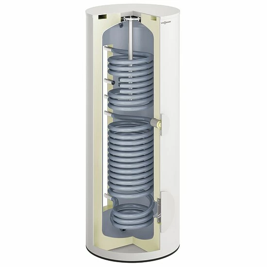 Viessmann Solar-Warmwasserspeicher Vitocell 100-W CVBC 300 L - Farbe Vitopearlwhite - Z021914 2 Viessmann Solar-Warmwasserspeicher Vitocell 100-W CVBC 300 L - Farbe Vitopearlwhite - Z021914 – Bild 2