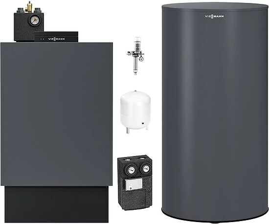 Viessmann Öl-Brennwert-Paket Vitoladens 300-C 23,6 KW Modulierend Mit Regelung Vitotronic 200 Und 160l Speicher Nebengestellt - Z022416 1 Viessmann Öl-Brennwert-Paket Vitoladens 300-C 23,6 KW Modulierend Mit Regelung Vitotronic 200 Und 160l Speicher Nebengestellt - Z022416