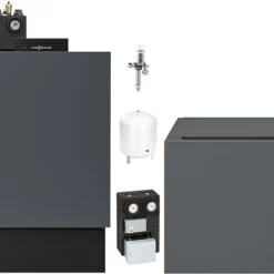 Viessmann Öl-Brennwert-Paket Vitoladens 300-C 28,9 KW 2-stufig Mit Regelung Vitotronic 200, Mischermodul Und 160l Speicher Untergestellt - Z022551