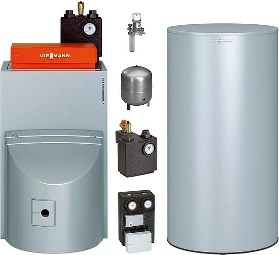 Viessmann Öl-Brennwert-Paket Vitorondens 200-T 20,2 KW Mit Regelung Vitotronic 200, Mischermodul Und 160l Speicher Nebengestellt - BR2A488 1 Viessmann Öl-Brennwert-Paket Vitorondens 200-T 20,2 KW Mit Regelung Vitotronic 200, Mischermodul Und 160l Speicher Nebengestellt - BR2A488