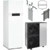Viessmann Split Luft/Wasser-Wärmepumpe Vitocal 222-S AWBT-M-E-AC 221.C10 230V Mit Regelung Vitotronic 200 + Pufferspeicher 100-E SVPA 42l, Anschluss Oben - Z017631