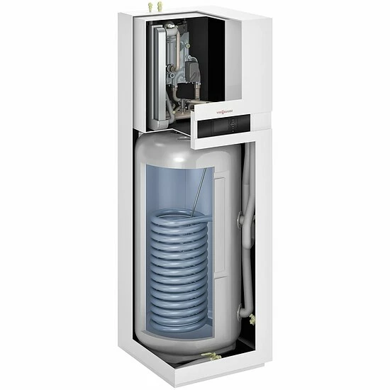 Viessmann Split Luft/Wasser-Wärmepumpe Vitocal 222-S AWBT-E-AC 221.C13 400V Mit Regelung Vitotronic 200 + Pufferspeicher 100-E SVPA 42l, Anschluss Oben - Z017637 3 Viessmann Split Luft/Wasser-Wärmepumpe Vitocal 222-S AWBT-E-AC 221.C13 400V Mit Regelung Vitotronic 200 + Pufferspeicher 100-E SVPA 42l, Anschluss Oben - Z017637 – Bild 3