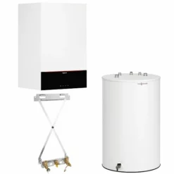 Viessmann Gas-Brennwert-Paket Vitodens 200-W 19 KW Mit Warmwasserspeicher Vitocell 100-W CUGB 120 L