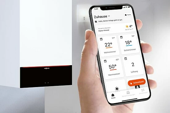 Viessmann Gas-Brennwert-Heiztherme Vitodens 300-W - 25 KW - Mit Außentemperatursensor - Z022230 5 Viessmann Gas-Brennwert-Heiztherme Vitodens 300-W - 25 KW - Mit Außentemperatursensor - Z022230 – Bild 5