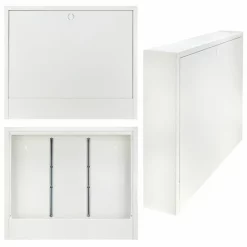 Aufputz - Verteilerschrank - Farbe Weiß - 2-3 Heizkreise