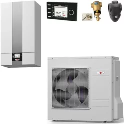 WOLF Split Luft/Wasser-Wärmepumpen-Paket BWL-1S-07/230V Mit Bedienmodul Und Zubehör - 9146520W01