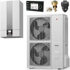 WOLF Split Luft/Wasser-Wärmepumpen-Paket BWL-1S-16/400V Mit Bedienmodul Und Zubehör - 9146613W01