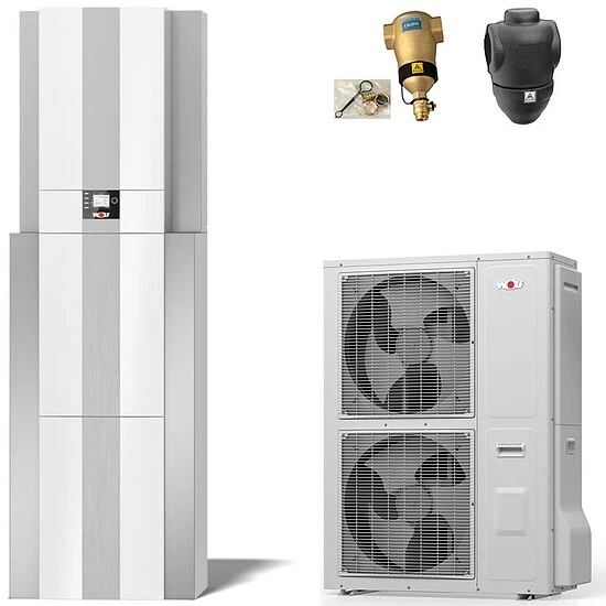 WOLF Wärmepumpencenter-Paket CHC-Split 10/200-35 Inklusive BWL-1S-10/400V, Warmwasserspeicher, Reihenpufferspeicher, Bedienmodul + Zubehör - 9146664W01 1 WOLF Wärmepumpencenter-Paket CHC-Split 10/200-35 Inklusive BWL-1S-10/400V, Warmwasserspeicher, Reihenpufferspeicher, Bedienmodul + Zubehör - 9146664W01
