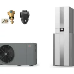 WOLF Wärmepumpen-Center-Paket FHA-Monoblock 08/10 230V, Inkl. Warmwasserspeicher 180l, Bedienmodul + Zubehör - 9148157W01