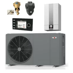 WOLF Luft/Wasser-Wärmepumpen-Paket FHA-Monoblock 06/07 230V Mit Bedienmodul Und Zubehör - 9148032W01